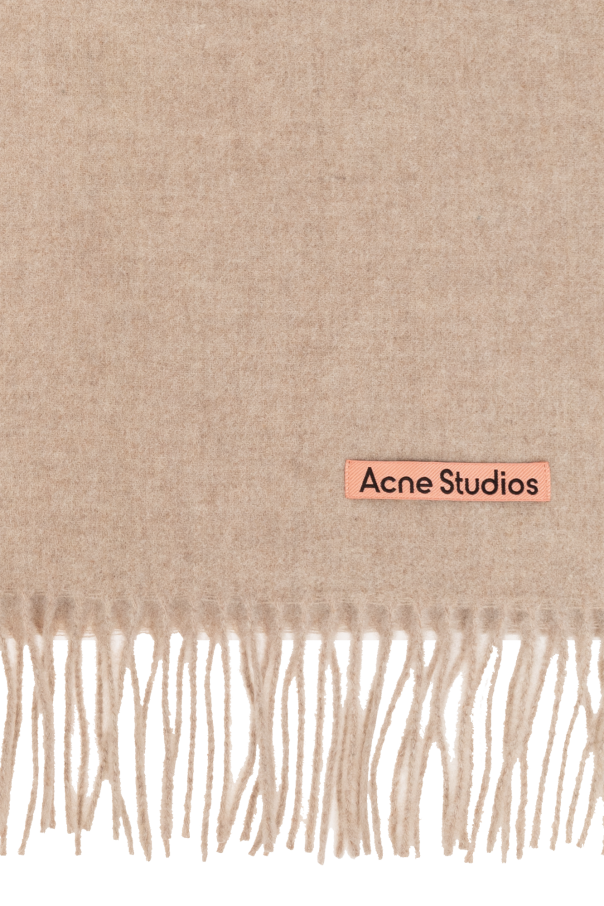 Beige Wool scarf Acne Studios - SchaferandweinerShops Colombia